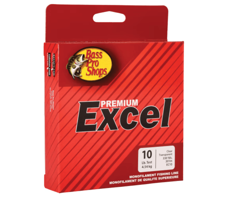 Bass Pro Shops Excel Monofilament Line 330-Yard Spool Fishing Starter Guide 